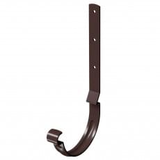 Карнизный крюк длинный Деке Stal Premium Шоколад (RAL 8019)